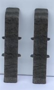 Соединение для плинтуса напольного Деконика, ПВХ, 70мм, лофт серый 548