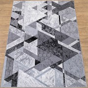 Ковер Лайла де Люкс 15780-10743, 120х170см, прямоугольный, серый с рисунком 81286