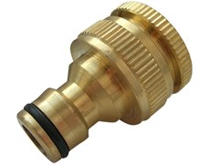 Адаптер внешний FIT 77455 (1/2"-3/4") для шлангов, латунь 9871