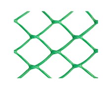 Сетка заборная З-70/1,5/20-25, ячейка 70x70мм, высота 1.5м, пластиковая, зеленая, в рулоне 20-25м, на метраж