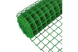 Сетка садовая, 50x50мм, высота 2м, пластиковая, зеленая, в рулоне 20-25м, на метраж