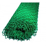 Сетка садовая, ячейка 60x60мм, высота 1.8м, пластиковая, зеленая, в рулоне 20м, на метраж