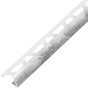 Раскладка для прямых участков, 2.5м, мрамор белый