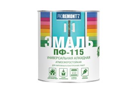 Эмаль ПФ-115 PROREMONTT, салатовая, 0.9кг, глянцевая, универсальная