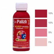 Колер универсальный (паста колеровочная) Palizh STANDART №30, 100мл, пурпурный