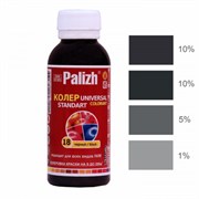 Колер универсальный (паста колеровочная) Palizh STANDART №18, 100мл, черный 19928