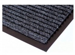 Коврик придверный Floor mat (Атлас), 90x150см, влаговпитывающий, серый