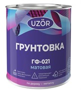 Грунтовка по ржавчине Узор ГФ-021, 2.7кг, красно-коричневый, глифталевая 82166