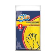 Перчатки резиновые латексные AZUR YORK, размер L (1/144)