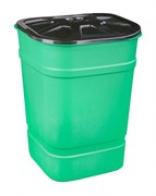Бочка-бак АЛЬТЕРНАТИВА М1626, 250л, пластиковая, зеленая