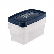 Комплект контейнеров Морозко С57036, для замораживания продуктов, 1л, пластиковый, 3шт в наборе