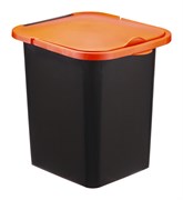 Контейнер для мусора Пуро М2475, 18л, черный, пластиковый