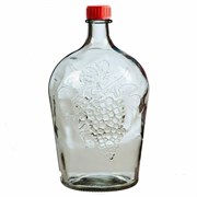 Бутыль для вина Ровоам, с винтовой крышкой, 4.5л, стеклянная