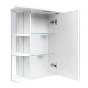 Шкаф для ванной комнаты Sanita Вена-02, 700x503x235мм, настенный, с зеркалом, белый