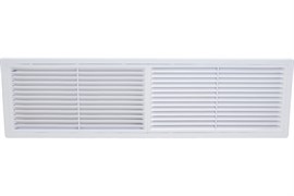 Решетка вентиляционная EVENT П4513РП, переточная, 133х455мм, белая, пластиковая