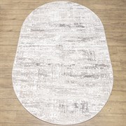 Ковер Визион 22113-о, 150х230см, овальный, бежевый с рисунком