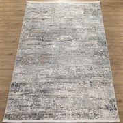 Ковер Лакшери 27716-23627, 80х150см, прямоугольный, серый с рисунком