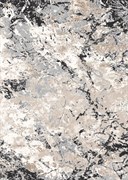 Ковер Премиум 20120-25265, 80х150см, прямоугольный, серый с рисунком