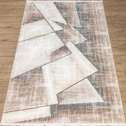 Ковер Премиум 20113-25054, 80х150см, прямоугольный, бежевый с рисунком
