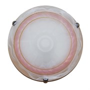 Светильник настенный/бра Дюна 2225 Орхидея, диаметр 250мм, 1х60W, E27, розовый/хром