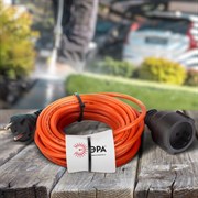 Удлинитель ERA UFx-1-2x1.0-10m-IP44, силовой, в бухте, без заземления, 10м, 10А, ПВС 2х1 65816