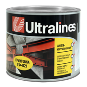 Грунтовка ULTRA LINES ГФ-021, 0.9кг, серый 65959