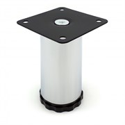 Опора/ножка мебельная SOLLER 42x100мм, регулируемая, круглая, сталь, хром 78623