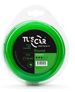 Леска для триммера TUSCAR Round Standart, 1.65ммx15м, форма квадрат 80857