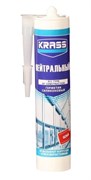 Герметик KRASS ULTRASEAL, 300мл, универсальный, нейтральный, силиконовый, белый 73687
