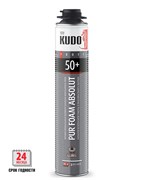 Пена монтажная KUDO PROFF 50+, 1000мл, профессиональная, летняя 6687