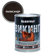 Покрытие защитно-декоративное (антисептик) АКВАТЕКС Викинг, 0.75л, палисандр, полуматовое 76536