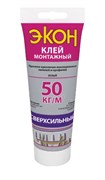 Клей монтажный Экон, 200г, сверхсильный, белый 74409