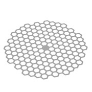 Решетка для мойки Соты М8398, круглая, пластиковая, 30см, серый 79095