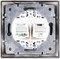 Розетка двухместная Lezard 701-4242-128 Мира, скрытой проводки, 16А, IP20, без заземления, керамика, черный бархат 71534 - фото 101003 Розетка двухместная Lezard 701-4242-128 Мира, скрытой проводки, 16А, IP20, без заземления, керамика, черный бархат 71534 - фото 101003
