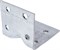 Уголок крепежный 40x40x40x1.5мм, с прямыми углами, усиленный, оцинкованная сталь 45942