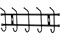 Вешалка настенная NIKA ВН5, 67х180х485мм, 5 крючков, стальная, черная 12147 - фото 103827