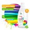 Гель для стирки Nice Gel Clean&Green CG8291 для цветных тканей, 1л, концентрат 85024 - фото 104202