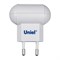 Отпугиватель ультразвуковой от грызунов и насекомых Uniel UDR-E10, до 40м2, 70x55x30мм, 5Вт, 220В, 20кГц, пластиковый, белый 59295 - фото 104284