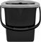 Ведро-туалет Plast Team РТ9079, 16л, пластиковое, со съемной крышкой, гигиеническое, черный 13193
