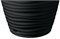 Горшок для цветов Saffron IDIland 221610230/02, 2.6л, пластиковый, черный, с поддоном 88583