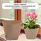 Горшок для цветов Элеганс, 2л, пластиковый, бежевый, с поддоном 82903