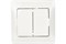 Выключатель SYSTEM ELECTRIC Glossa GSL000252, двухклавишный, встраиваемый, бежевый 21705 - фото 106204