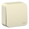 Выключатель SYSTEM ELECTRIC Blanca ВLNVA061012, одноклавишный, накладной, молочный 41377 - фото 106422