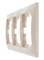 Рамка LEZARD Мира, трехместная, крем, горизонтальная 21304 Рамка LEZARD Мира, трехместная, крем, горизонтальная 21304