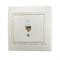 Розетка компьютерная Lezard Мира, одноместная, встраиваемая, RJ-45, крем 21329 - фото 106625