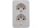 Розетка SYSTEM ELECTRIC Blanca BLNRA010211, двухместная, накладная, белая, с заземлением 41393 - фото 106797