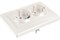 Розетка LEZARD MIRA 701-3030-127, двухместная, встраиваемая, жемчужно-белый перламутр, с заземлением 1849 - фото 107036 Розетка LEZARD MIRA 701-3030-127, двухместная, встраиваемая, жемчужно-белый перламутр, с заземлением 1849 - фото 107036