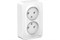 Розетка SYSTEM ELECTRIC Blanca ВLNRA000211, двухместная, встраиваемая, белая, без заземления 41394 - фото 107087