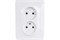 Розетка SYSTEM ELECTRIC Blanca ВLNRS000021, двухместная, встраиваемая, белая, без заземления 41401 - фото 107091