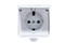Розетка стационарная IN HOME Aqua 3110, одноместная, 16А, 250В, IP44, накладная, белый, без заземления, полугерметичная, с защитной крышкой 49869 - фото 107321 Розетка стационарная IN HOME Aqua 3110, одноместная, 16А, 250В, IP44, накладная, белый, без заземления, полугерметичная, с защитной крышкой 49869 - фото 107321